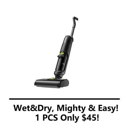 Cordless Wet/Dry Vacuum with Self-Cleaning for Pets & Sticky Messes