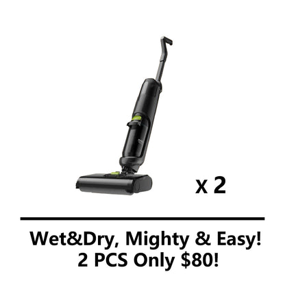 Cordless Wet/Dry Vacuum with Self-Cleaning for Pets & Sticky Messes