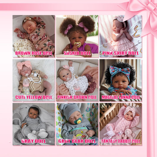 Lifelike Reborn Baby Dolls -  Realistic Features & Accessories, Perfect for Play & Gifting (Ages 3+)